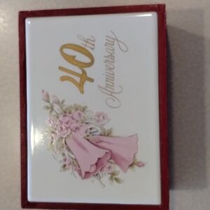 40th Anniversary music jewelry box!